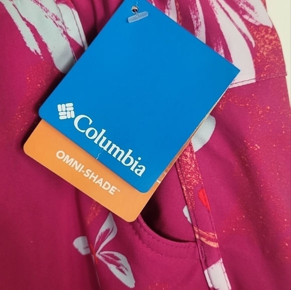 Columbia Omni Shade UPF Printed Elastic Waist Short - Picture 3 of 9